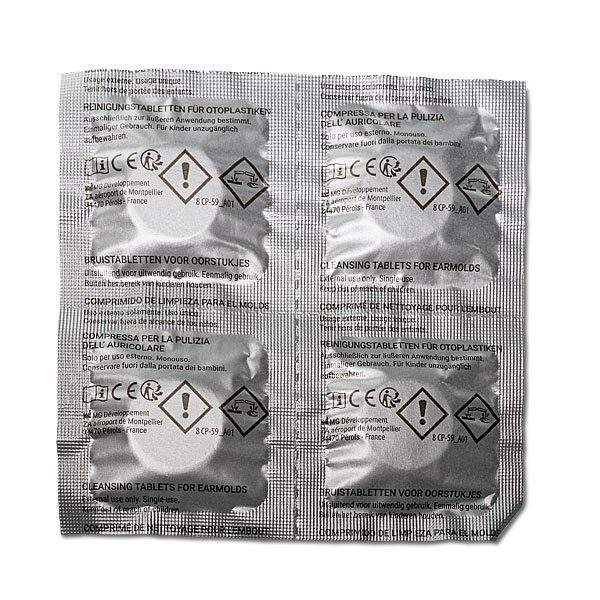 ORLICLEAN cleaning tablets for earplugs 20 pieces