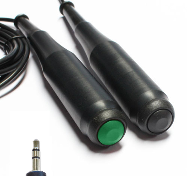 Patient response button with 3.5 mm stereo jack, 2-metre cable - Service-friendly