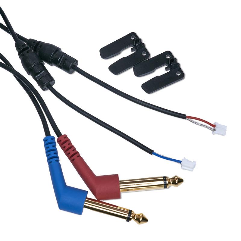 Ersatzkabel zum Einbauen für DD65 V2,  2x 6,3 mm vergoldete Mono-Klinkenstecker