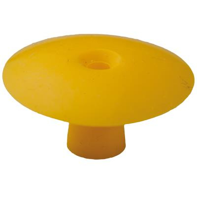 Ohrstöpsel mit geradem Schirm 22 mm, gelb