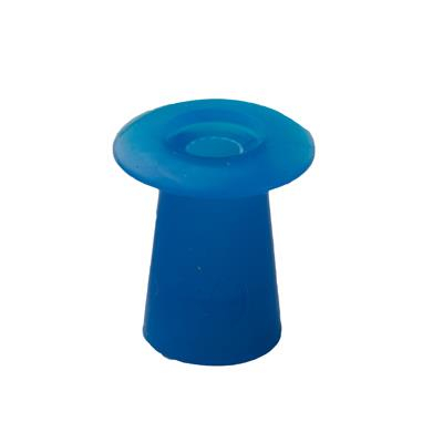 Ohrstöpsel mit geradem Schirm 10 mm, blau