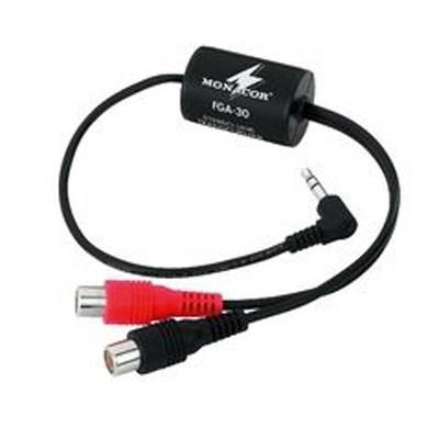 NF-Entstörfilter, Cinch-Buchsen auf 3,5-mm-Stereo-Klinkenstecker
