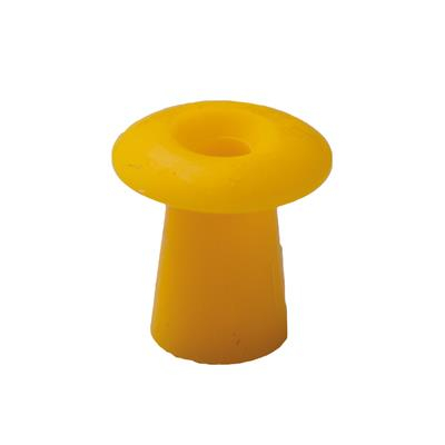Ohrstöpsel mit geradem Schirm 11 mm, gelb