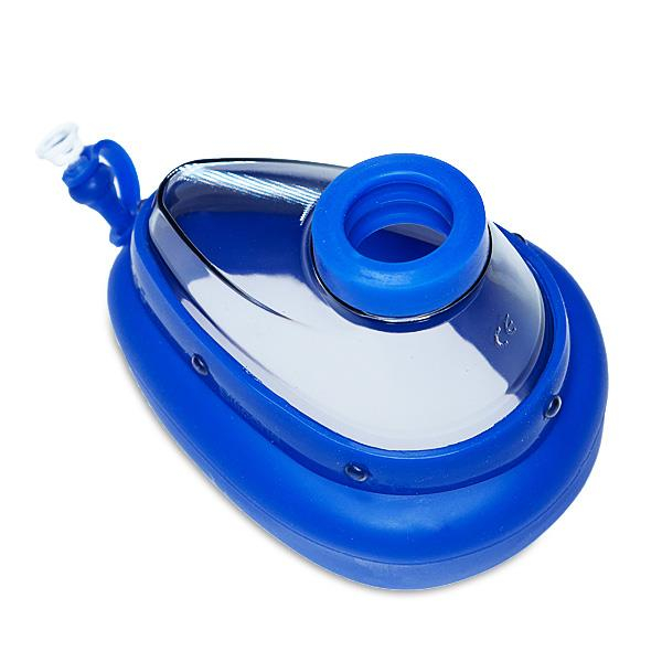 Atemmaske (Größe 5) für Rhinomanometer - neue Version mit blauem Wulst