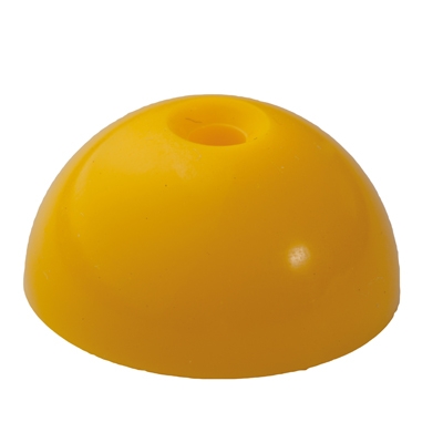 Ohrstöpsel mit rundem Schirm 19 mm, gelb