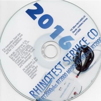 Service CD Rhinotest 2000 mit Software Version 6.5.9