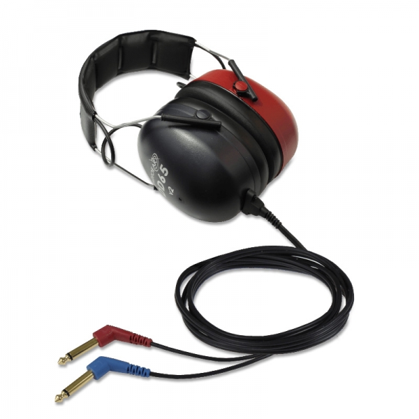 Radioear DD65 v2 Audiometrie-Kopfhörer mit schalldämmenden Peltorkappen 