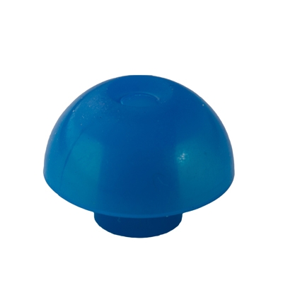 Ohrstöpsel mit rundem Schirm 15 mm, blau