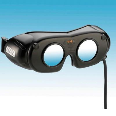 LED-Nystagmusbrille Typ 801-S mit Kabel und Netzteil, Farbe: schwarz